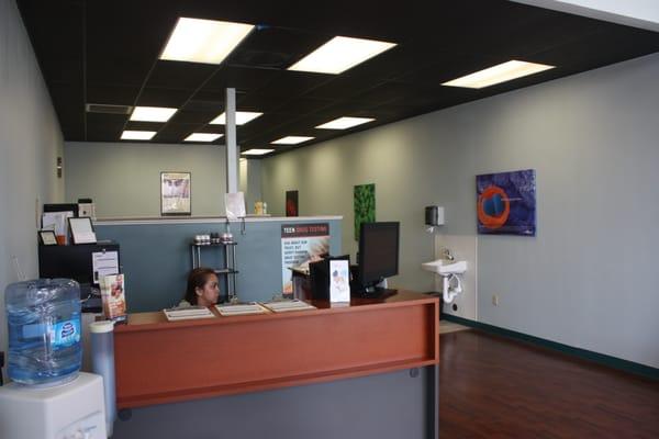 Interior of store