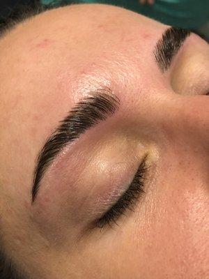 Eyebrow lamination