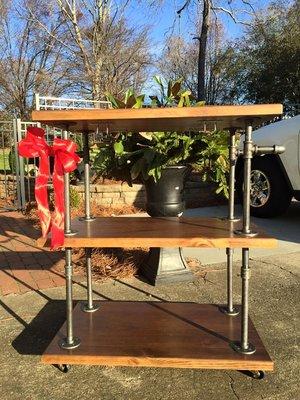 Custom built bar carts