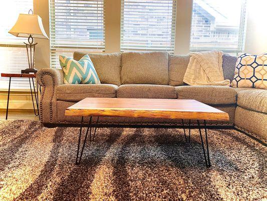 Cedar coffee table