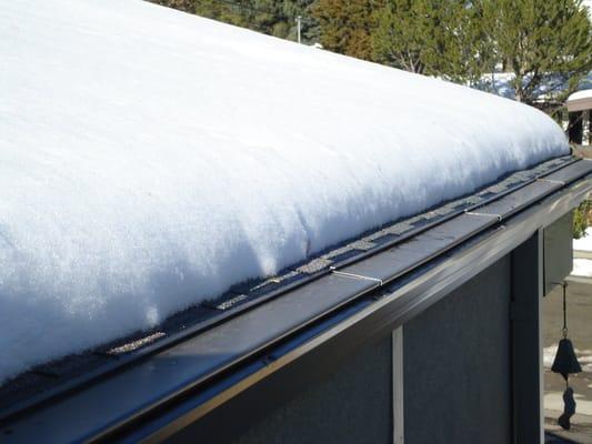 Our Heated Leaf X, all season gutter cover.