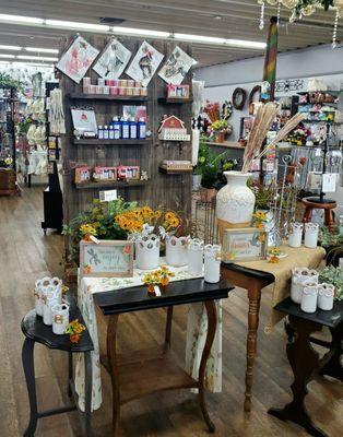 Fall Display and B&T Farms Display In Store View