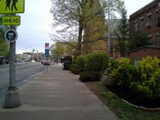 Bloomfield Civic Center this way towards Bloomfield Avenue