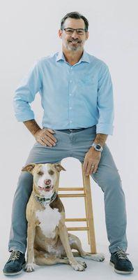 Gary LoDuca - Patriotic Founder, Owner & Tax Planner with Chief - Patriotic Dog