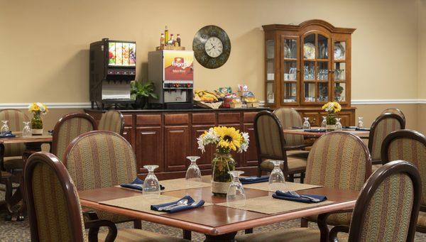 Dining room and snack bar