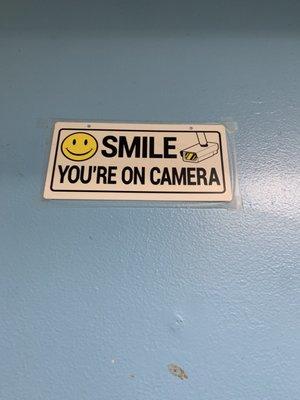 Smile please you are on camera