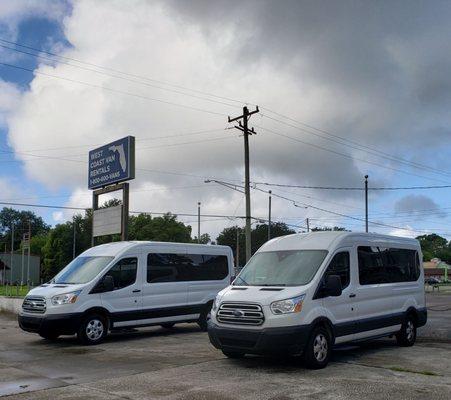 West Coast Van Rentals lot