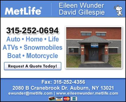 Metlife Auto & Home Eileen Wunder, David Gillespie