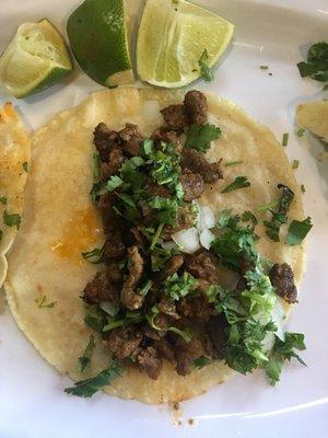 Authentic Steak taco