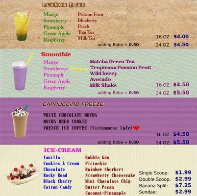 Updated MENU