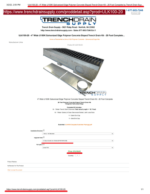 Actual material cost $1,033. Jim Spano quoted this exact product at $4k. 2 yards of concrete only costs $600 delivered, so profit of $3.4k.