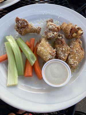 Garlic Parmesan wings so called 1 pound