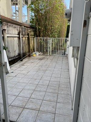 Patio Cleanout