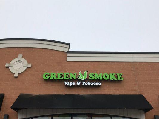 Green Smoke Channel Letters - West Chicago, IL