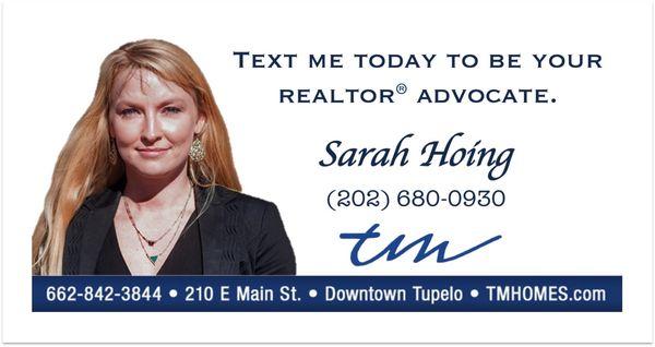 Sarah Hoing, TM Realtors