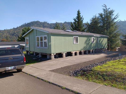 Manufactured home I completed this summer.