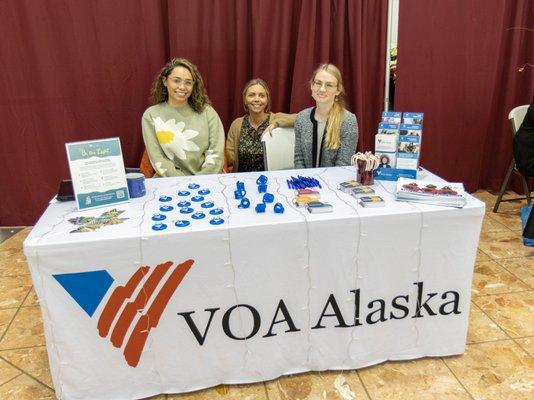 VOA staff representing VOA Alaska on giving Tuesday this year