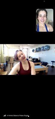 Post-workout happiness with Elana