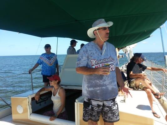 Sailing off of Key West