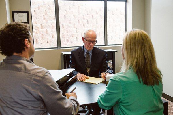 Attorney Husson meeting with Intended Parents in Castle Rock, CO