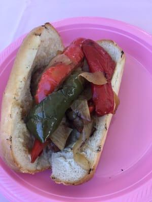 Sausage and peppers hero! Simply the best in Long Island!