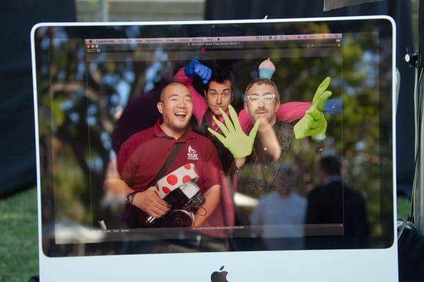 Testing the camera booth at Santa Clara University Annual Grand Reunion 2014!