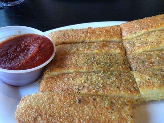 Breadsticks and dipping sauce