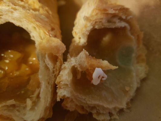 Mold inside an apple Danish from a "fresh bakery:....