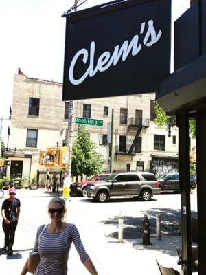 Outside of Clem's