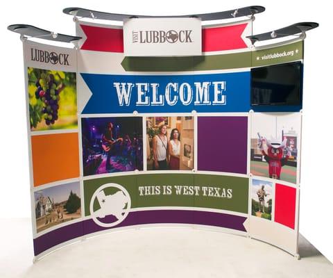 Visit Lubbock Welcome Block Design