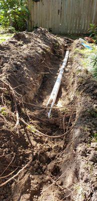 Sewer line replacement