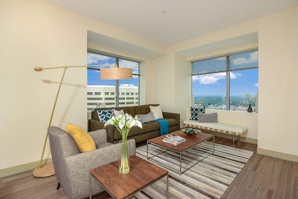 Homes offer gorgeous sweeping views of the city!