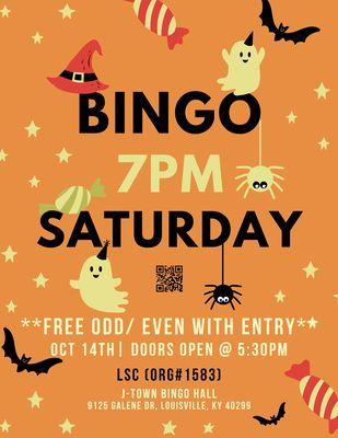 Doors open at 5:30pm! #lsc #bingo #jtownbingo