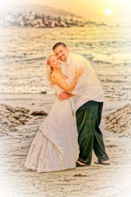 What a fun time we had the day after their wedding.  She wanted photos of playing in the sand and surf in her Wedding dress!