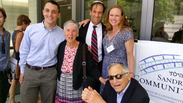 A Jew-by-Choice with her husband and family.