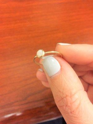 opal ring from Millay