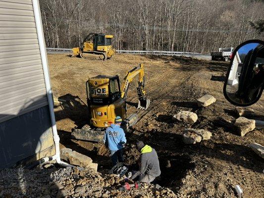 Retaining wall construction