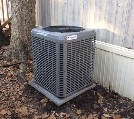 New heat pump install! We can take care of all your heating and air conditioning needs!