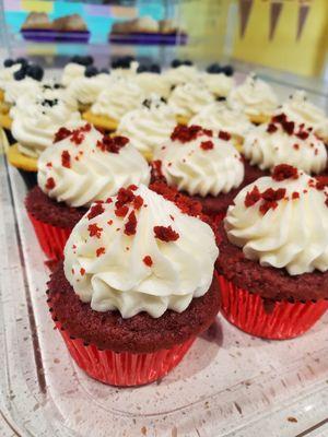 "Granny's" Red Velvet w/ cream cheese frosting Cupcakes