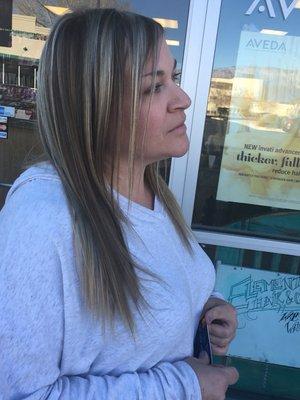 Highlights and lowlights! The best! Haircut and color by JoAnna