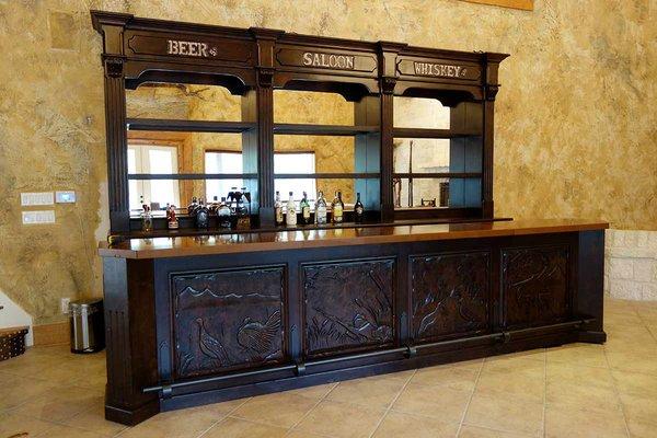 Western Bar designed and manufactured by Catrina's Interiors