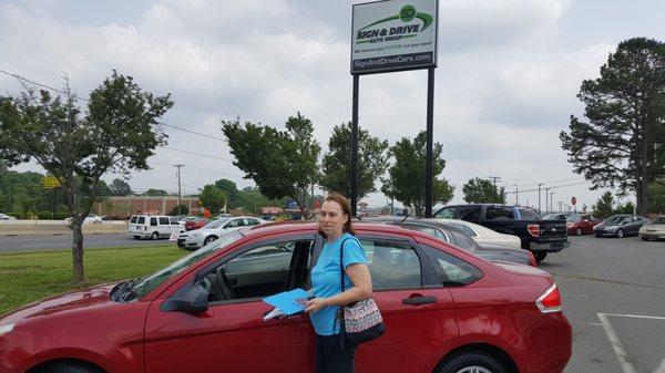 Congrats Donna! Enjoy that new Sign & Drive ride!