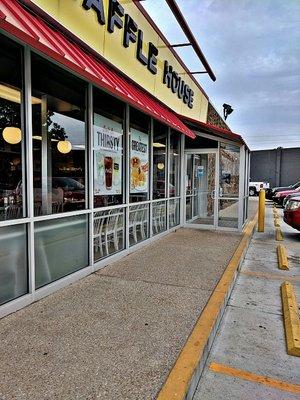 Front Entrance of the store, all glass front.