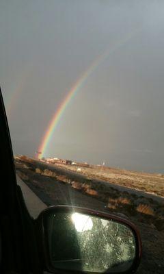 Rainbow on interstate ready to double up:)