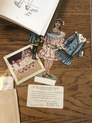 Paper doll & medical insurance card