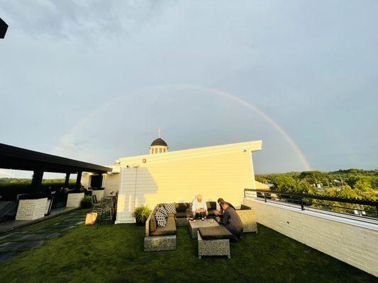 Sky lounge rainbow.