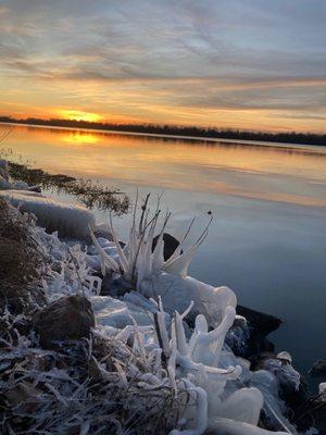 Willow Beach after a snowfall!