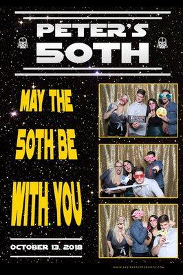 themed photobooth requested by clients