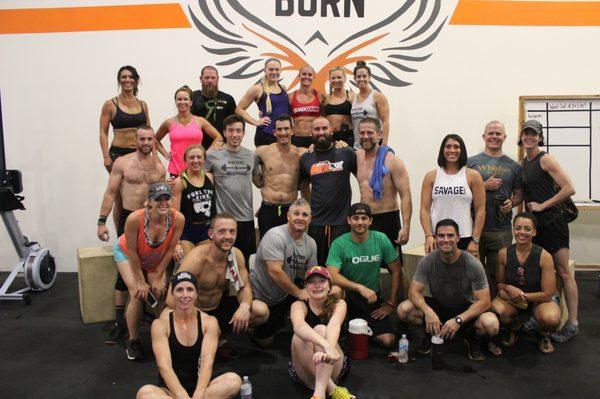 Our gym family travels too! Tier 1 with our friends at Crossfit Burn