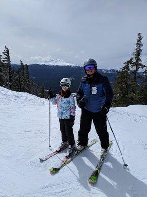 Diamong peak! Can be seen from all the chairlifts.